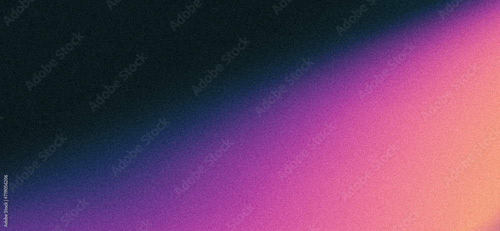 Purple orange black grainy gradient background glowing pink magenta ...