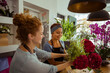 © Davor - Mother and daughter preparing bouquet in flower shop