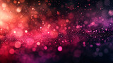 Fototapeta Sypialnia - abstract colorful pink bokeh background with glitter defocused lights and stars