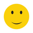 Smiley Face. Happy smiley emoji vector yellow. Vector happy circle face. Smiley Vector happy face