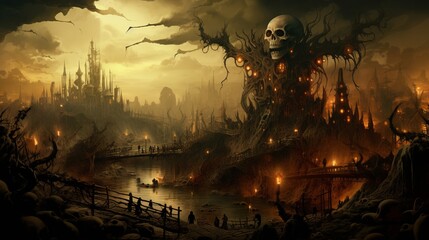 Wall Mural - vibrant digital wallpaper