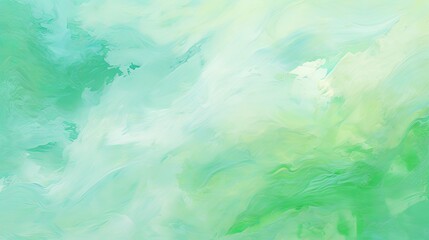 Wall Mural - Abstract painting texture light green background