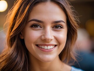 portrait of a smiling woman