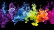 cool modern wallpaper background showing different colors in a splash water effect