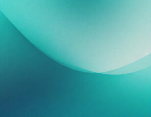 Wall Mural - Teal blue grainy gradient background poster backdrop noise texture webpage header wide banner design