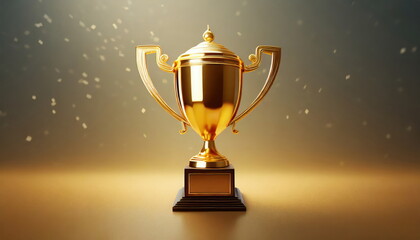 Wall Mural - gold trophy cup