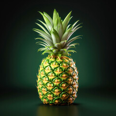 Wall Mural - Fresh and juicy pineapple fruit