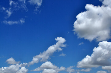 Poster - nuvens no céu azul 