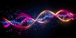 neon DNA strands