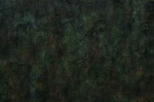 Dark Green Background With Some Spots And Stains On It - Abstract Photo Background