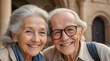 © alejandro - portrait of senior couple smiling