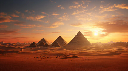 pyramids of giza