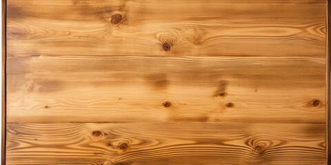 Wall Mural - Empty top view of a wooden table for product display, decoration, or ornament purpose, isolated on a white background.