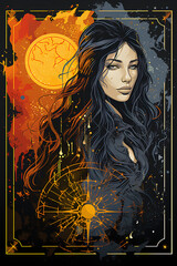 modern tarot card design