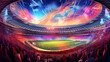 Spectacular Stadium Skyline - Paris 2024 Olympics