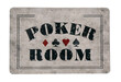 Poker Room Sign, PNG