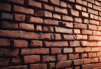 Sticker - AI generated illustration of a brick wall background