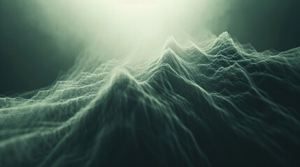 Wall Mural - a surreal and experimental take on synthesizer music with billowing fog intermingling with pulsating