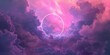 Mystical portal in a vibrant cloudscape