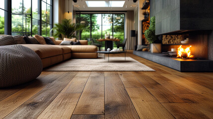 A light laminate with a natural oak texture creating a visual resemblance to a real tre