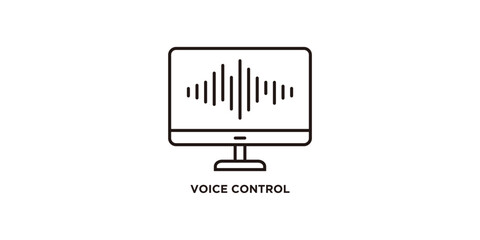 voice editable stroke outline icon