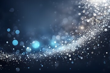 Silver glow particle