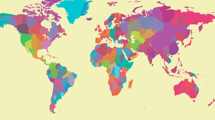  World wide business concept image. Vector illustration.