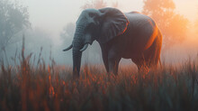 Elephant In The Morning