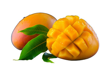 Poster - mango isolated on white