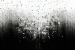 A black and white photo capturing a rain shower. Suitable for various applications