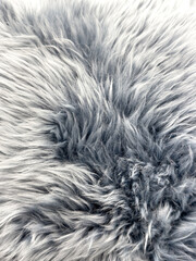 Wall Mural - Gray fur as an abstract background. Texture