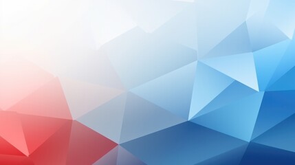 Wall Mural - polygonal blue red gradient origami background abstract triangles.
