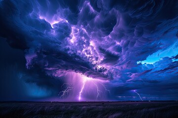 Wall Mural - Photography of Thunderstorm