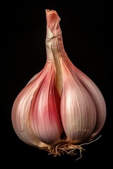 Wall Mural - Detailed close-up image of one garlic.