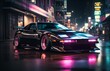 © miriam artgraphy - Neon Nightlife and Sportscar Aesthetics