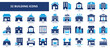 32 building icons collections