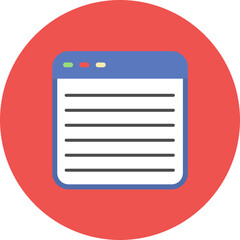 Website icon vector image. Can be used for Cyber Security.