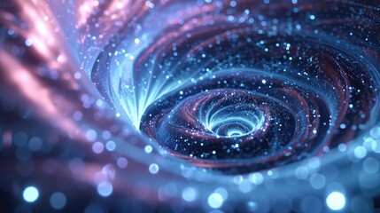 Wall Mural - galaxy background in digital art style