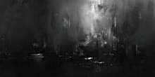 Charcoal-art Abstract Background.