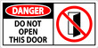 © Seetwo - Danger Sign, Do Not Open This Door