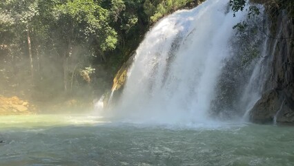 Canvas Print - cascada el chifon en chiapas mexico