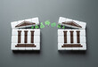 © Andrii Yalanskyi - Transfer funds between banks. Transfer from one bank account to another. Move money securely and efficiently.