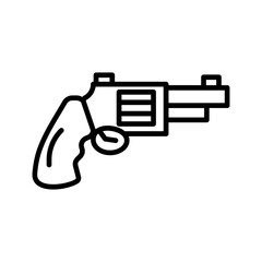 Poster - Pistol Vector Icon