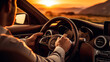 © SashaMagic - Man driving a luxury car