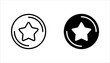 © Ainul - Loyalty star line icon set. Discount program symbol. vector illustration on white background