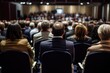 © Iftikhar alam - A room full of people sitting together, Rear view of people in audience at the conference hall, AI Generated