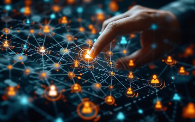 Network of Human Connections in Business