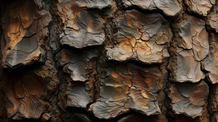 Canvas Print - Rusty background peeling wall paint