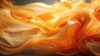 A close-up shot capturing the surreal and vibrant world created by fiery orange-red and golden liquid flames
