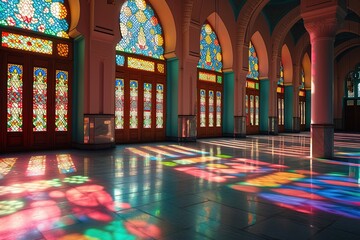 Sticker - interior Of Mosque